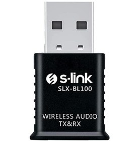 Resim S-link SLX-BL100 2 in 1 Bluetooth Music 3.5 Jack Receiver - Transmitter 