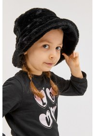 Resim Benittokids Kız Çocuk Peluş Bucket Şapka 7001 