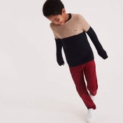 Resim Lacoste Çocuk Koyu Kırmızı Gabardin Pantolon 