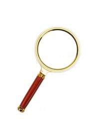 Resim Microcase 90 Mm Çap 10X Büyütme El Tipi Büyüteç - Model By4 