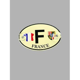 Resim F Harıfı Etiketçilere Özel Pleksi Oval Arma Vantuzlu 