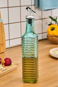 Resim Karaca Daisy Cam Çizgili Yağdanlık 500 Ml Mavi 