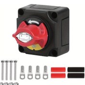 Resim Meridiangoods Universal Pil Anahtarı Red Akü Kesici Araba Tekne Karavan Ve Atv İçin Uygun 