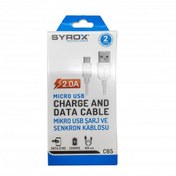 Resim Syrox 2.0A Micro USB Kutulu Kablosu SYX-C65 