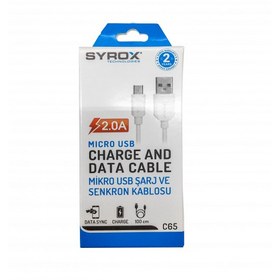 Resim Syrox 2.0A Micro USB Kutulu Kablosu SYX-C65 