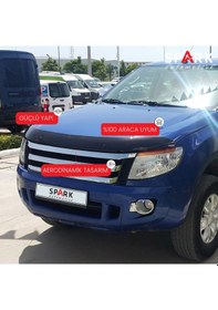 Resim Ford Ranger 2011- 2015 Yıl Aralığı Uyumlu Kaput Rüzgarlığı 3mm Siyah 