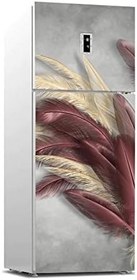 Resim Buzdolabı Sticker Kaplama Dolap Kaplama Etiketi Güzel Tüyler 