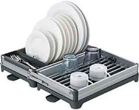 Resim Primanova Bulaşıklık Bianka Katlanabilir 2 Katlı Alüminyum D-14693 