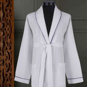 Resim DC Home Soho Kadın Pike Bornoz - Beyaz - L/XL 