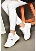 Resim Fox Shoes P848531504 Beyaz/ten Kumaş Kadın Spor Ayakkabı Beyaz - Ten 