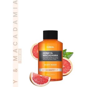 Resim Kundal Honey & Macadamia Pink Grapefruit Pure Body Wash 100 ML 
