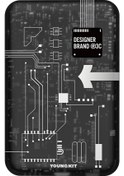 Resim Youngkit Tech Serisi 15 W 5000 mAh Hızlı Şarj Özellikli Wireless Powerbank - Siyah 