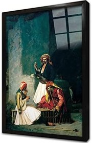 Resim Osmanlı Rumeli İstihbarat Teşkilatı Martoloslar Çerçeveli Cam Tablo 20x30 cm CB21145 