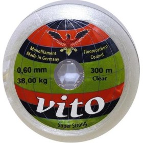 Resim Vito 160 Mt Fluorocarbon Coated Misina Clear 0.16 