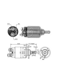 Resim Zm 24v Marş Otomatiği Bosch Tipi Sol Tek Çıkış Gümüş Cıvata 010 