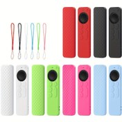 Resim Apple TV Siri Uzaktan Kumanda 2/3. Nesil 2021-2024 Yeni 4K Serisi 6. Nesil Kontrolcü Silikon Cilt Koruyucu Işık Yayan Yeşil ile Lanyard, Bulmak Kolay 