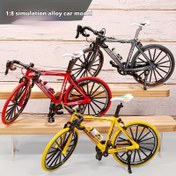 Resim 1:8 Ölçekli Dağ Bisikleti Model Oyuncak, Ayrılabilir Alaşımlı Bisikletin Yükseltilmiş Versiyonu, Doğum Günü Hediyeleri, Yeni Yıl Hediyeleri, Cadılar Bayramı, Paskalya için Uygun 