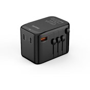 Resim Philips Chp9000bk/62 65w Evrensel Gan Şarj Cihazı 2xusb-c, 1xusb- 