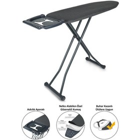 Resim Perilla Silvia Ütü Masası Ironika Kalın Borulu Kurutmalık Set - Antrasit Antrasit 