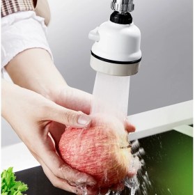 Resim Nakres Tüm Musluklara Uyumlu 3 Fonksiyonlu Oynar Musluk Başlığı Spral 