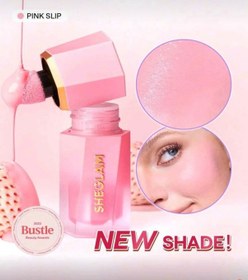 Resim Sheglam Color Bloom Likit Allık- Pink Slip Mat Bitiş Pink Slip 