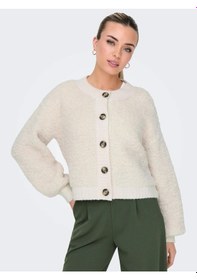 Resim Jdy Jdyeira Life L/s Oneck Cardigan Kadın Hırka 15337012 Ekru 