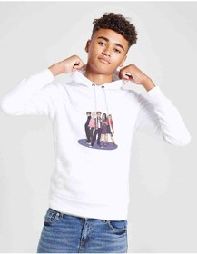 Resim Riverdale Gang Upscaled Illustration Baskılı Unisex Çocuk Kapüşo Beyaz 