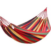 Resim Ranyeek Kırmızı Çift Kişilik Kanvas Asal Yatak - 150kg Yük Kapasitesi, Hafif Ve Taşınabilir, Kamp Ve Doğa Seyahatleri İçin Kırmızı 