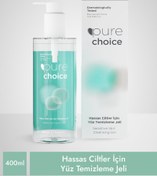 Resim Pure choice hassas ciltler için yüz temizleme jeli 400 ml 