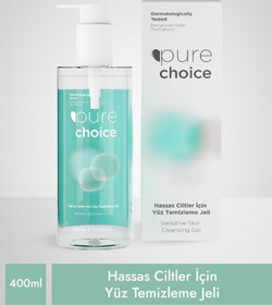Resim Pure choice hassas ciltler için yüz temizleme jeli 400 ml 