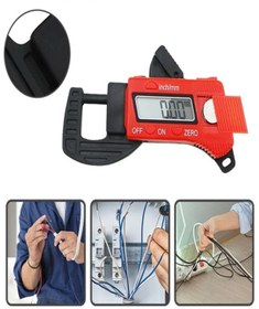 Resim gaman 0.01mm Hassas Ölçüm Mini Dijital Kalınlık Ölçer Kumpas Kaliper Ölçer Mikrometre Ölçer 