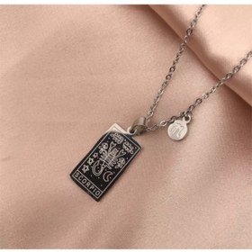 Resim N!da Jewelry 925 Ayar Gümüş Akrep Burcu Tarot Kolye 