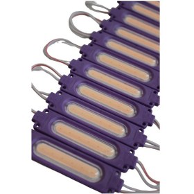 Resim Cob Led Modül Lensli 2 Watt 12 Volt Mor 10 Adet 