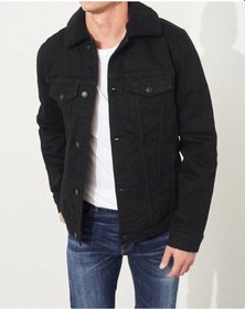 Resim Oliggopol Slim Fit Içi Full Kürklü Erkek Kot Ceket Mont(300903773) 