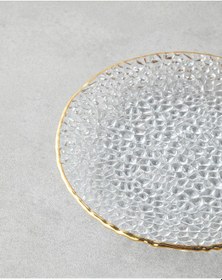 Resim English Home Giselle Cam Pasta Tabağı 16 Cm Gold Altın 