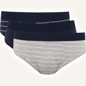 Resim Defacto Regular Fıt 3lü Slip Külot Set H4420ax26spnv135 Lacivert-nv135 