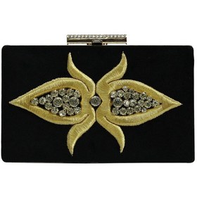 Resim E38 El İşçiliği Maraş İşi Pörtföy Çanta 12x20 Cm-6399 Çok renkli 