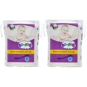 Resim Be-Ped Bebek Temizleme Pedi - Pamuğu 60'lı Paket x 2 Adet 