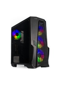 Resim Rush RCA501 Scimitar 4x120 MM RGB Aydınlatmalı Fanlı Oyuncu Bilgisayar Kasası 