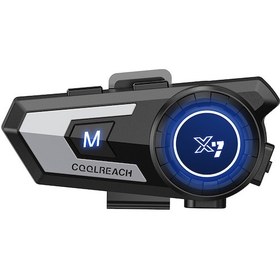 Resim Tenfowee Coolreach X7 Motosiklet Bluetooth Kulaklık - 40 Saat Çalışma, Ip67 Su Geçirmez, Çift Telefon Bağlantılı 111 Karakter 