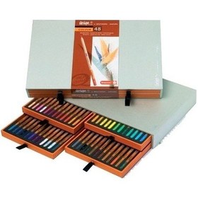 Resim Bruynzeel Design Color Ahşap Kutulu Kuru Boya Seti 48 Renk N11.1313 