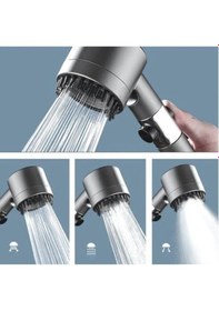 Resim Dodes Filtreli Duş Başlığı 3 Mod Çok Renkli 