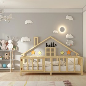 Resim Giyayo Wood's Hause Montessori Yatak Kapılı 