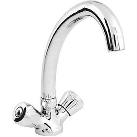 Resim Çapa Menekşe Serisi Lüx Kuğu Lavabo Bataryası 0312-K 