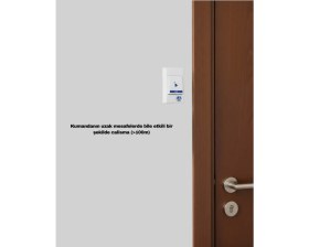 Resim Zero Land Muratech Kolay Kullanımlı Kablosuz Kapı Zili Şık ve Sade Tasarım 