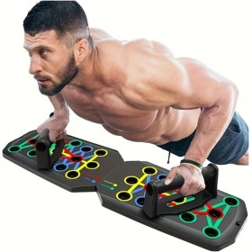 Resim Chuangyinshop Proflex Çok Amaçlı Şınav Tahtası - Dayanıklı Pp Ev Spor Ekipmanı - Siyah Şınav Standı 