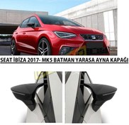 Resim Seat İbiza Mk5 2017 Sonrası Batman Yarasa Ayna Kapağı (Piano Black) 