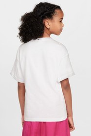 Resim Nike Sportswear Beyaz Kız Çocuk Kısa Kol T-Shirt 