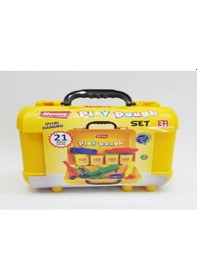 Resim Play Dough Çantalı Oyun Hamuru Seti 21 Parça 