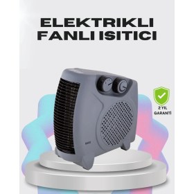 Resim Flamex Çok Fonksiyonlu Fanlı Isıtıcı Isıtma ve Soğuk Hava Üfleme Özellikli 